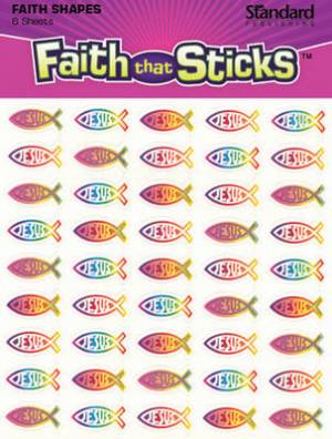 Miniature Ichthus Stickers