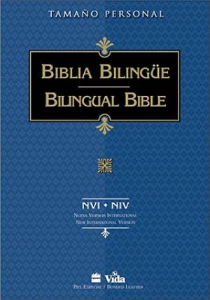 NVI Spanish / NIV English Parallel Personal Size Bible: Hardback