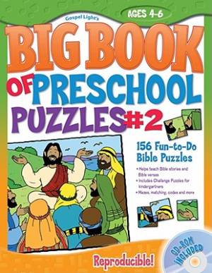 Big Book Of Preschool Puzzles #2 Pb Cdro