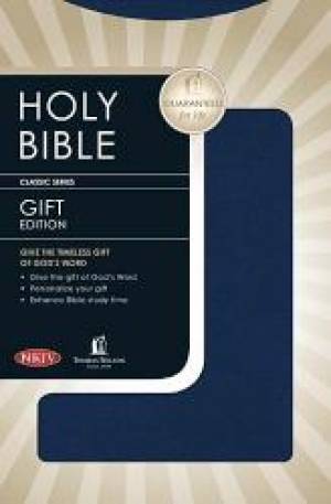 NKJV Gift and Award Bible:  Blue, Leatherflex