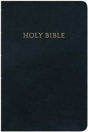 KJV Giant Print Bible: Black, Leatherflex 