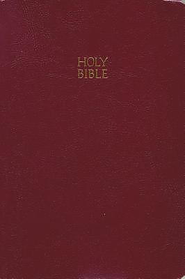 KJV Giant Print Bible: Burgundy, Leatherflex