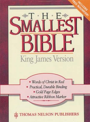 KJV Smallest Bible: Black, Bonded Leather