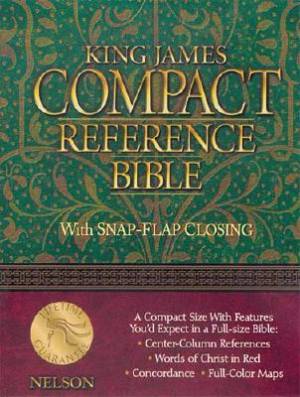 KJV Compact Bible: Burgundy, Bonded Leather