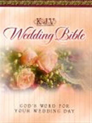 KJV Wedding Bible: White, Bonded Leather, Compact