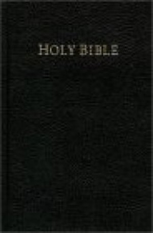 KJV Giant Print Bible: Black, Leatherflex, 