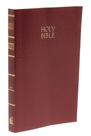 KJV Pocket New Testament:Burgundy, Leatherflex, Red Letter