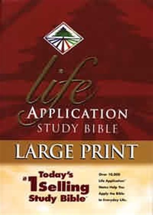 NIV Life Application Study Bible: Hardback,  Large Print