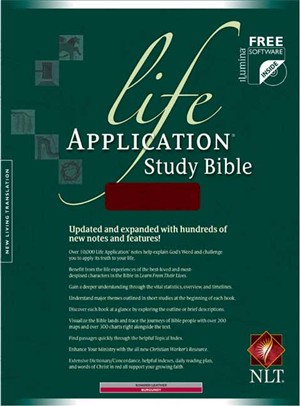 NLT Life Application Study Bible: Burgundy, Bonded Leather