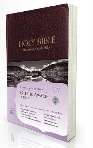 KJV Gift and Award Bible: Burgundy, Imitation Leather