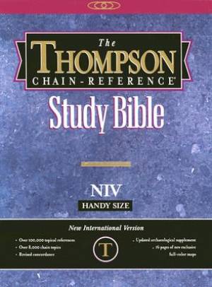 NIV Thompson Chain Reference Bible: Black, Bonded Leather