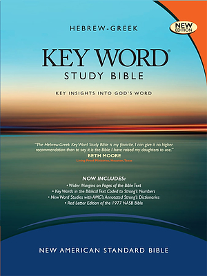 NASB Hebrew-Greek Key Word Study Bible: Black, Bonded Leather