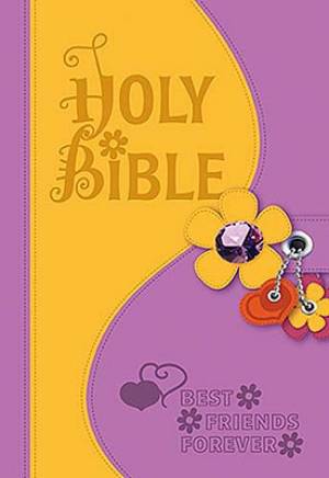 ICB Best Friends Forever Bible: Pink/Orange, Imitation Leather