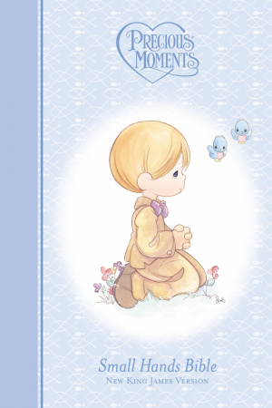 NKJV Precious Moments Bible: Blue, Hardback
