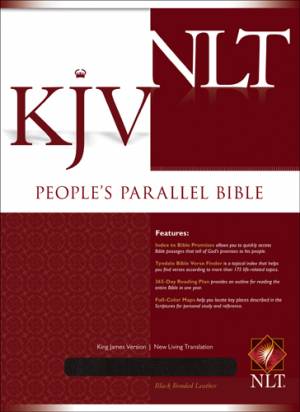 KJV / NLT People's Parallel Bible: Black, Bonded Leather