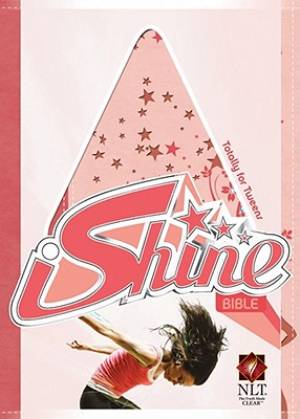NLT iShine Bible: Girls, Pink, Leatherlook