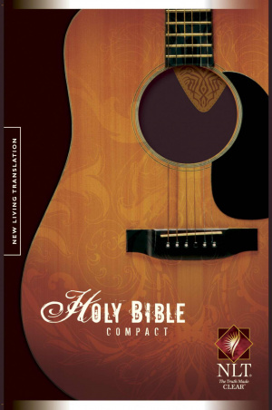 NLT Guitar Pick Bible: Compact, Tutone, Brown & Tan 