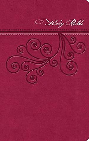 NKJV Ultraslim Bible: Cranberry, LeatherSoft