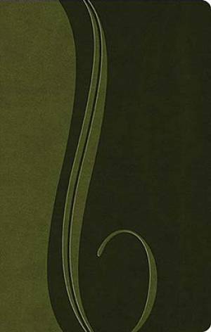 NKJV Reference Bible: Olive Green, LeatherSoft