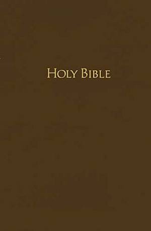NKJV Pew Bible: Brown, Hardback