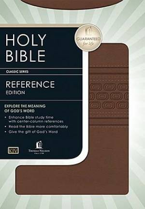KJV Reference Bible: Leathersoft, Milk Chocolate