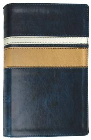 ESV Personal Size Reference Bible: Navy/Khaki/Pearl, Horizon Design, TruTone