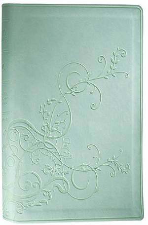 ESV Thinline Bible: Cool Mint, Ivy Design, TruTone