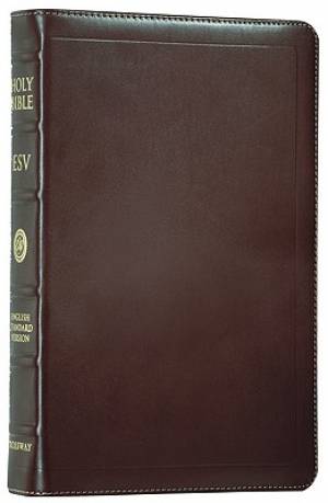 ESV Personal Size Reference Bible: Brown, Lambskin