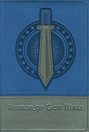 NIV Armour of God Bible: Blue/Silver, Italian Duo Tone