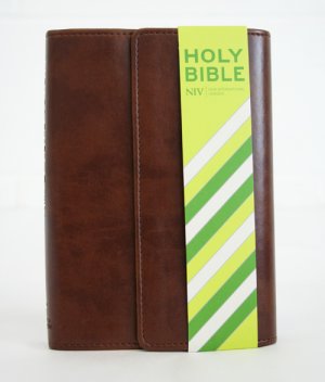 NIV Pocket Brown Imitation Leather