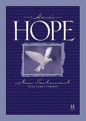Bible KJV Here Hope New Testament Imitation Leather