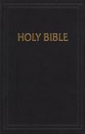 KJV Pew Bible: Black, Hardback, Anglicised