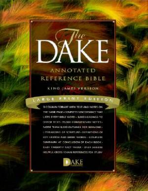 Kjv Dake Annotated Ref Lp Blk Gen Lth