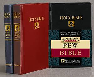 NRSV Pew Bible: Blue, Hardback