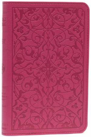 ESV Compact Wild Rose Floral Bible: Pink Tru Tone  