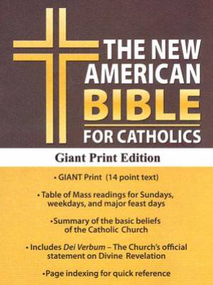 NAB for Catholics, Giant Print: Bonded Leather
