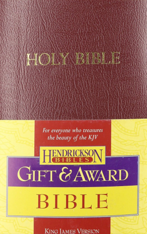 KJV  Gift & Award Bible: Burgundy, Imitation Leather