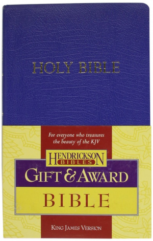 KJV Gift & Award Bible, Blue, Imitation Leather