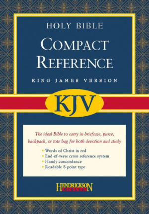 KJV Compact Reference Bible: Burgundy, Bonded Leather
