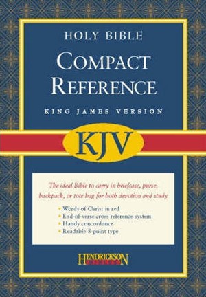KJV Compact Bible: Blue, Bonded Leather, Magnetic Closure