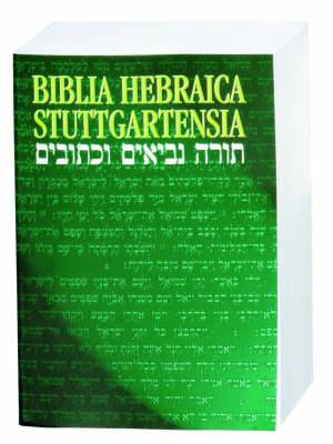Biblia Hebraica Stuttgartensia (BHS), Paperback Edition: Hebrew Bible ...