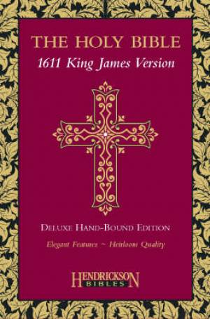 KJV 1611 Bible Deluxe Edition: Black Genuine Leather