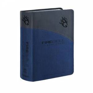 NIV Fire Bible: Student Edition, Blue Grey