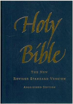 NRSV Pew Bible: Blue, Hardback
