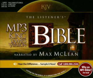 KJV Listener's Bible on CDs for MP3
