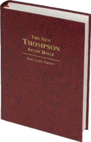 KJV New Thompson Study Bible: Burgundy, Hardback
