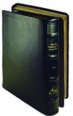 KJV New Thompson Study Bible: Black with Gold, Genuine Leather