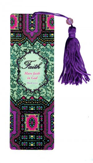 Faith Bookmark with Tassel