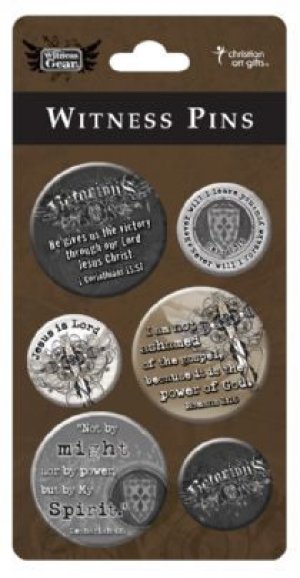 Victorious Witness Pins - Set of 6