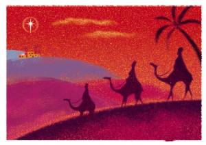 Kings Christmas Card - Pack of 10